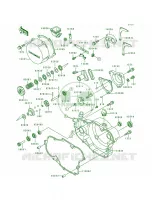 Engine Cover pour Kawasaki KX500