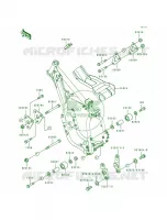 Frame Fitting pour Kawasaki KX500