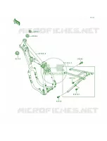 Frame pour Kawasaki KX500