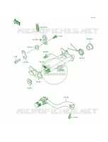 Gear Change Mechanism pour Kawasaki KX500