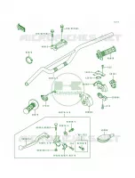 Handlebar pour Kawasaki KX500