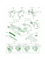 LabelKX500 E1E2 pour Kawasaki KX500