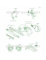 LabelKX500 E3 pour Kawasaki KX500