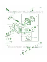 Rear Hub pour Kawasaki KX500