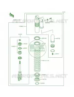 Shock Absorber pour Kawasaki KX500