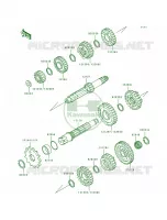 Transmission pour Kawasaki KX500