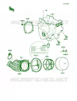 Air Cleaner pour Kawasaki KX250
