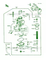 Carburetor pour Kawasaki KX250