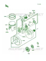 CrankshaftPistons pour Kawasaki KX250