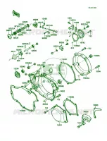 Engine Covers pour Kawasaki KX250