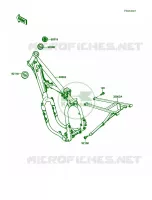 Frame pour Kawasaki KX250