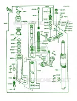 Front Fork pour Kawasaki KX250