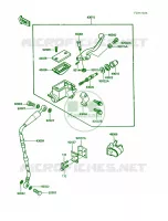 Front Master Cylinder pour Kawasaki KX250