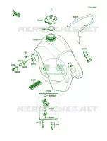 Fuel Tank pour Kawasaki KX250
