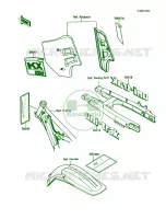 Labels pour Kawasaki KX250