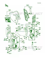 Radiator pour Kawasaki KX250