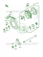 Rear Hub pour Kawasaki KX250