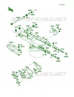 Swingarm pour Kawasaki KX250