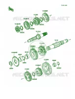 Transmission pour Kawasaki KX250
