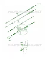 Cables pour Kawasaki KX60