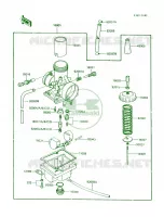 Carburetor pour Kawasaki KX60