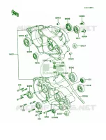 Crankcase pour Kawasaki KX60