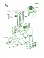 CrankshaftPistons pour Kawasaki KX60