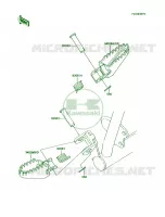 Footrests pour Kawasaki KX60