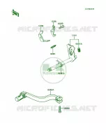 Gear Change Mechanism pour Kawasaki KX60