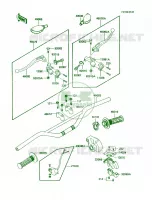Handlebar pour Kawasaki KX60
