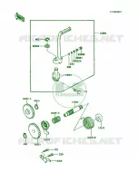 Kickstarter Mechanism pour Kawasaki KX60