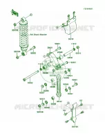 Rear Suspension pour Kawasaki KX60