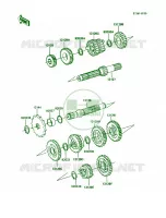 Transmission pour Kawasaki KX60