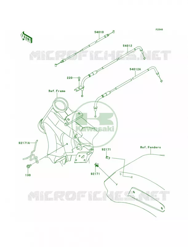 Cables Kawasaki MOTOS 1700 2013 Vulcan 1700 Nomad  VN1700CDF