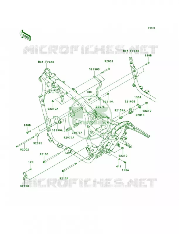 Frame Fittings Kawasaki MOTOS 1700 2013 Vulcan 1700 Nomad  VN1700CDF