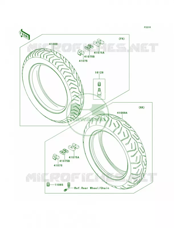 Tires Kawasaki MOTOS 1700 2013 Vulcan 1700 Nomad  VN1700CDF
