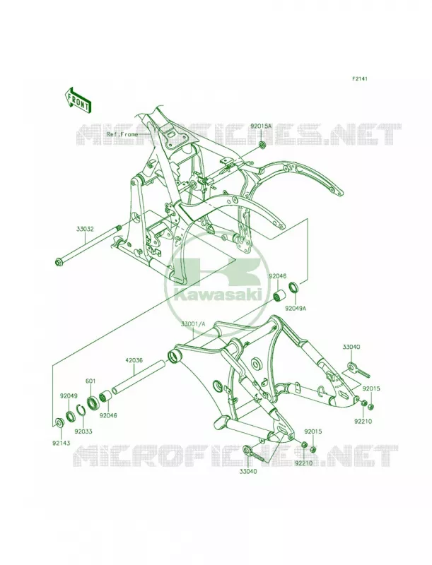 Swingarm Kawasaki MOTOS 900 2013 Vulcan 900 Custom  VN900CDFA