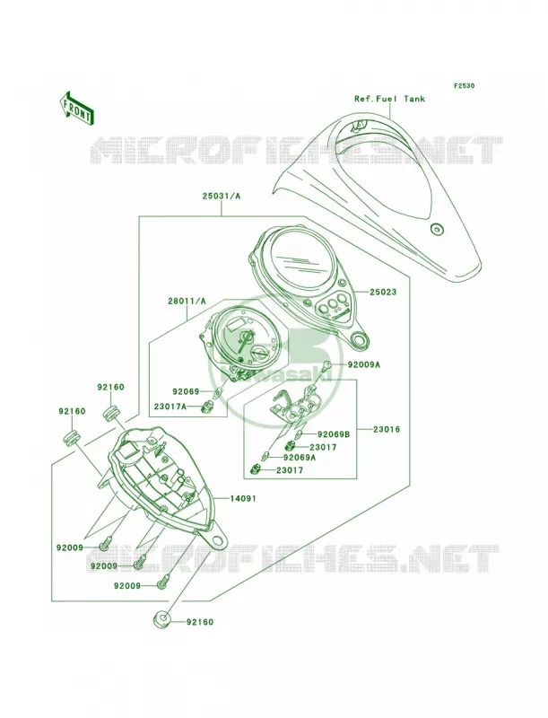 Meters Kawasaki MOTOS 900 2013 Vulcan 900 Classic  VN900BDF