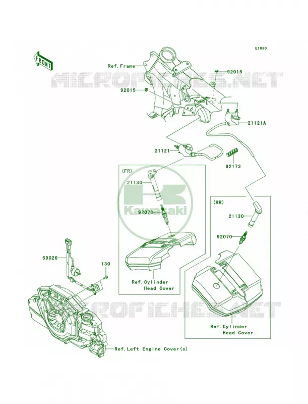 Ignition System Kawasaki MOTOS 1700 2012 Vulcan 1700 Voyager ABS  VN1700BCF