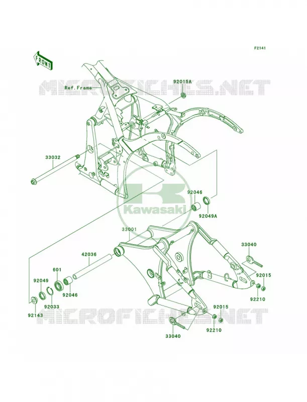 Swingarm Kawasaki MOTOS 900 2012 Vulcan 900 Classic  VN900BCF