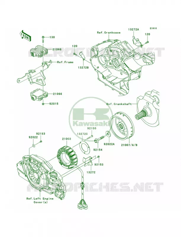 Generator Kawasaki MOTOS 1700 2011 Vulcan 1700 Classic  VN1700EBF