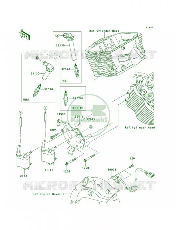 Ignition System Kawasaki MOTOS 900 2011 Vulcan 900 Classic  VN900BBFA
