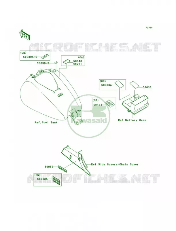Labels Kawasaki MOTOS 1700 2010 Vulcan 1700 Classic  VN1700EAF