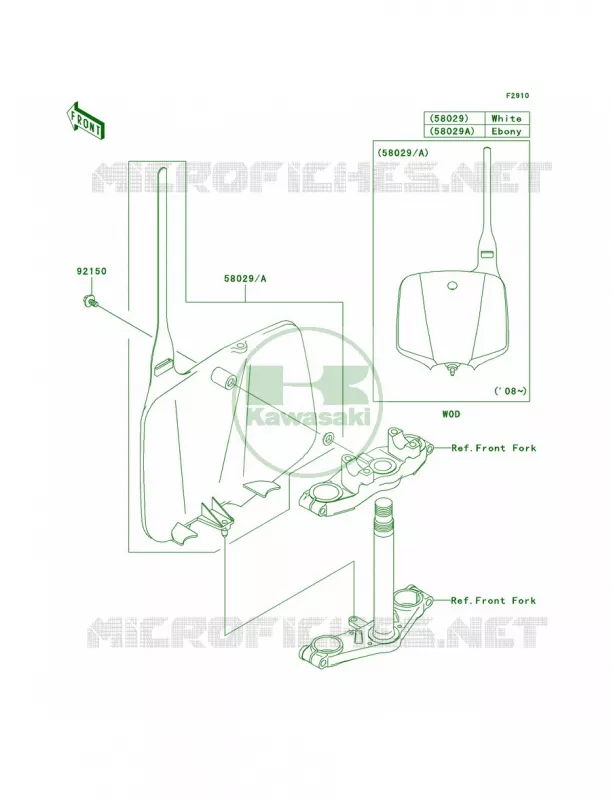 Accessory Kawasaki MOTOS 110 2006 KLX110  KLX110A6F