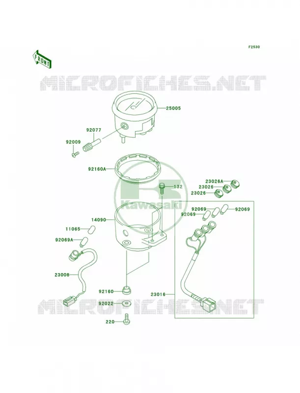 Meters Kawasaki MOTOS 125 2009 ELIMINATOR 125  BN125A9F