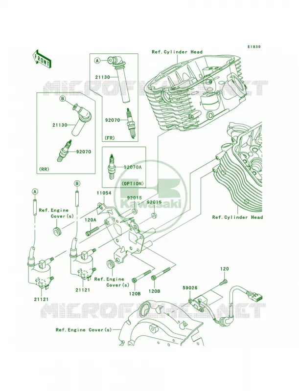 Ignition System Kawasaki MOTOS 900 2009 Vulcan 900 Custom   VN900C9FA
