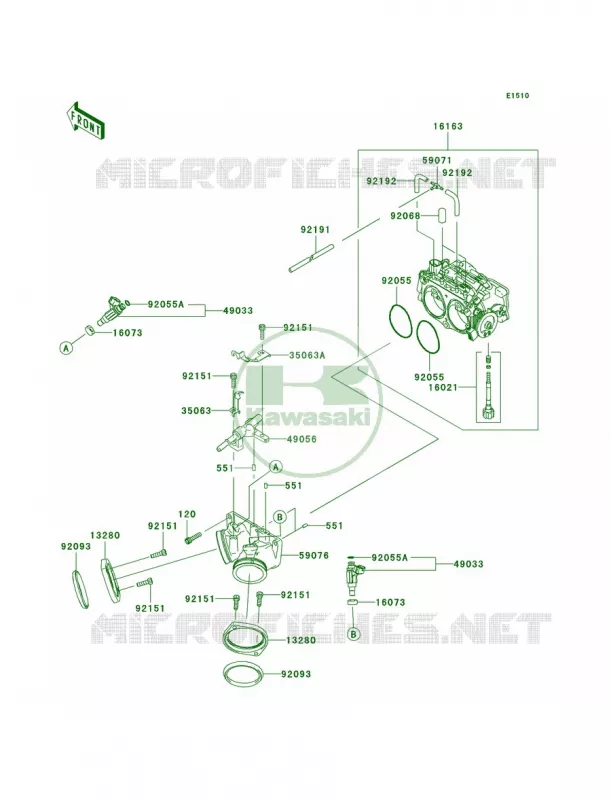 Throttle Kawasaki MOTOS 2000 2008 Vulcan 2000  VN2000G8F