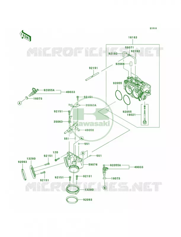 Throttle Kawasaki MOTOS 2000 2008 Vulcan 2000 Classic  VN2000H8F