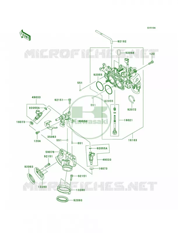 ThrottleC8F-C9FA Kawasaki MOTOS 900 2008 Vulcan 900 Custom  VN900C8F