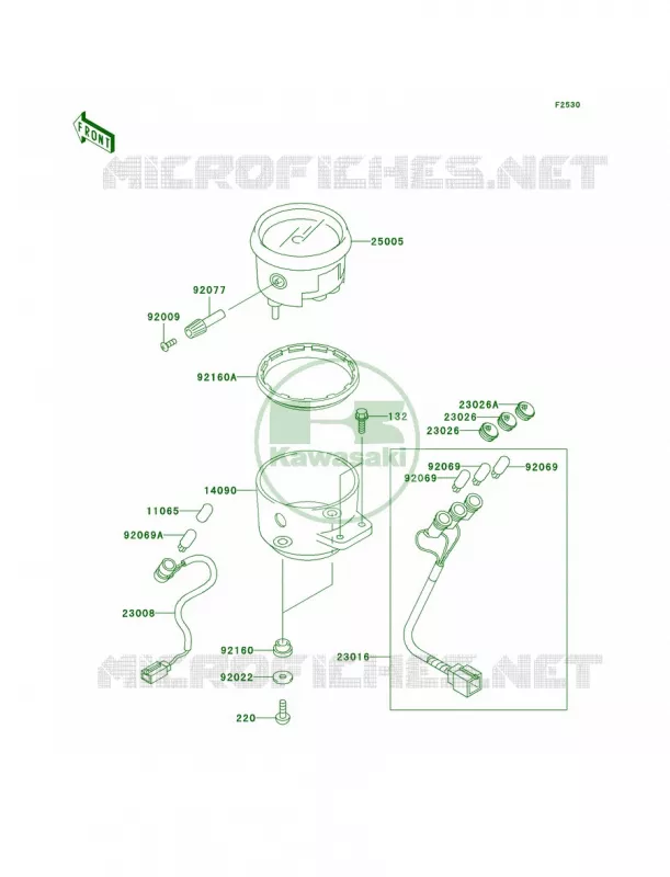 Meters Kawasaki MOTOS 125 2007 Eliminator 125  BN125A7F